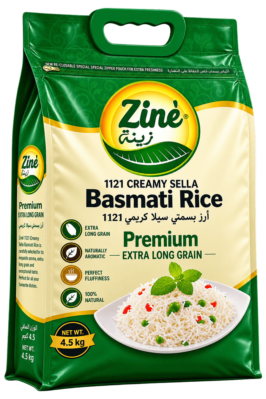 Zine Basmati rýže Sella 4,5 kg
