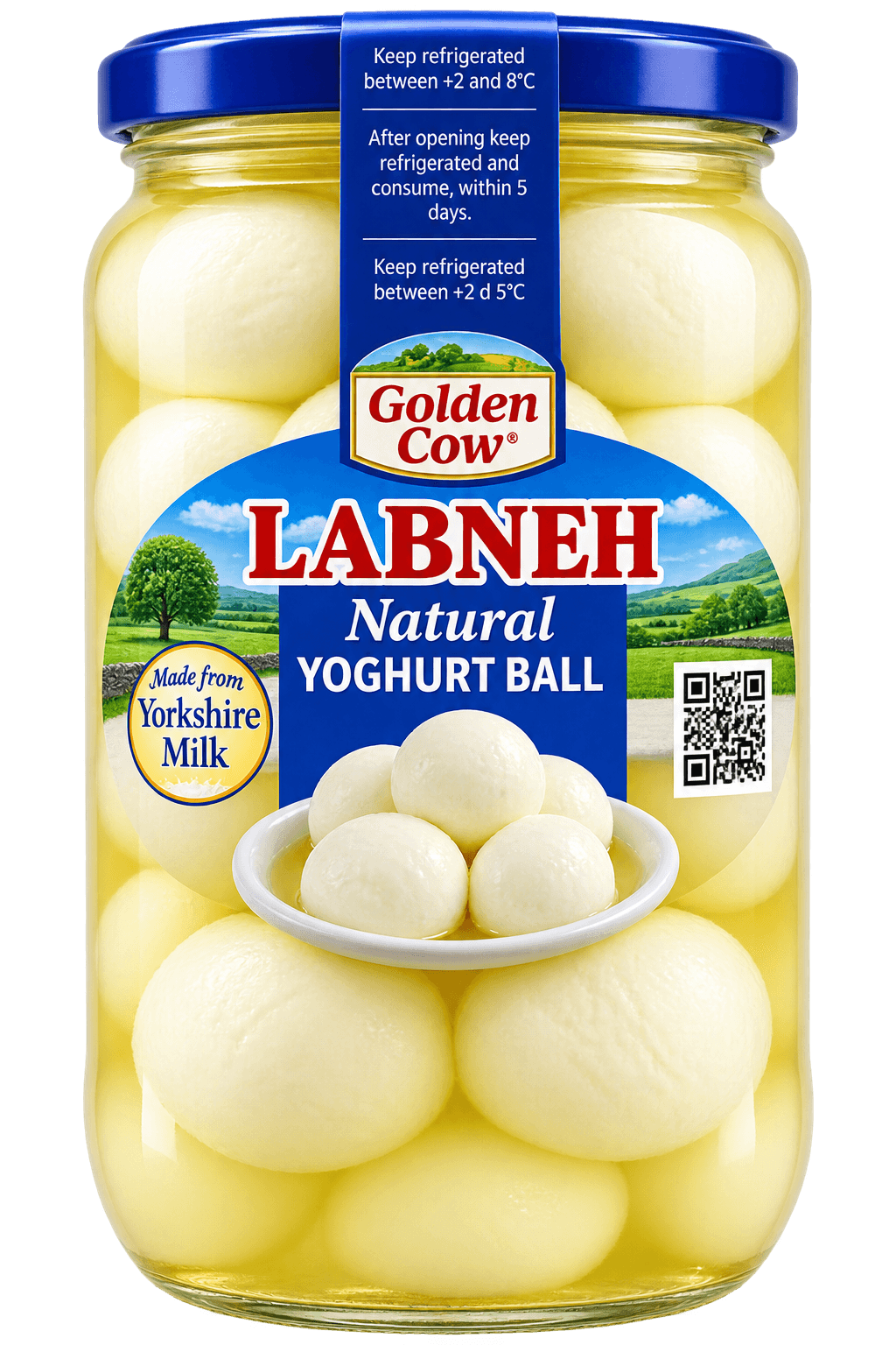 Golden Cow Labneh - Jogurtové kuličky 600g