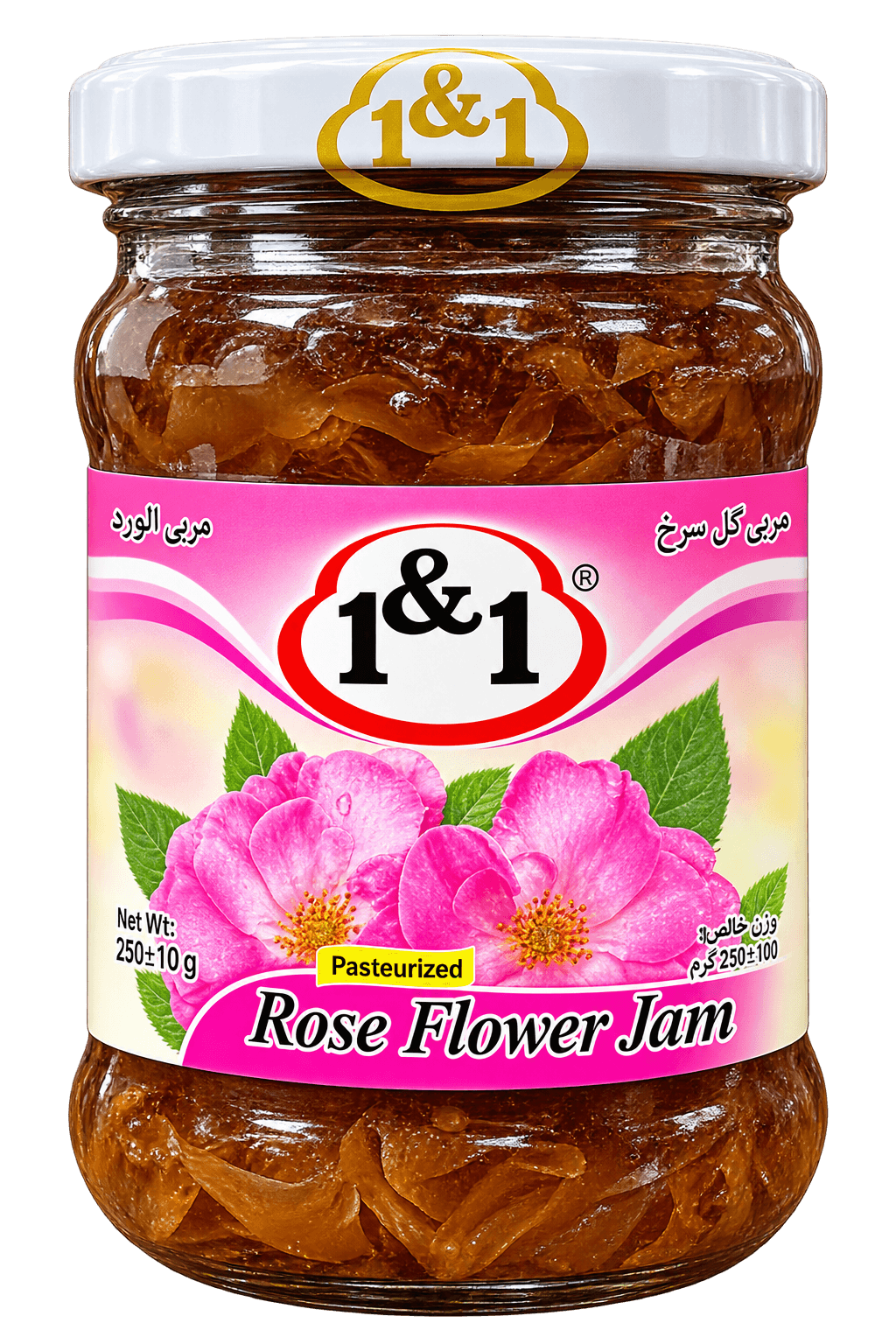 1&1 Růžový květový džem 400g