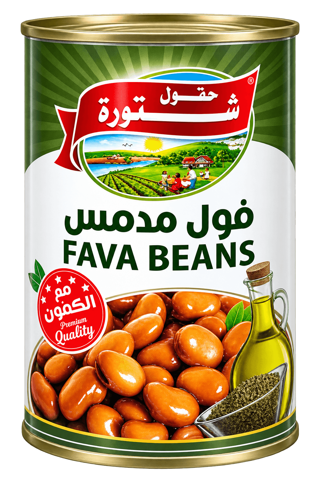 Chtoura Konzervované boby s bylinkami 400g