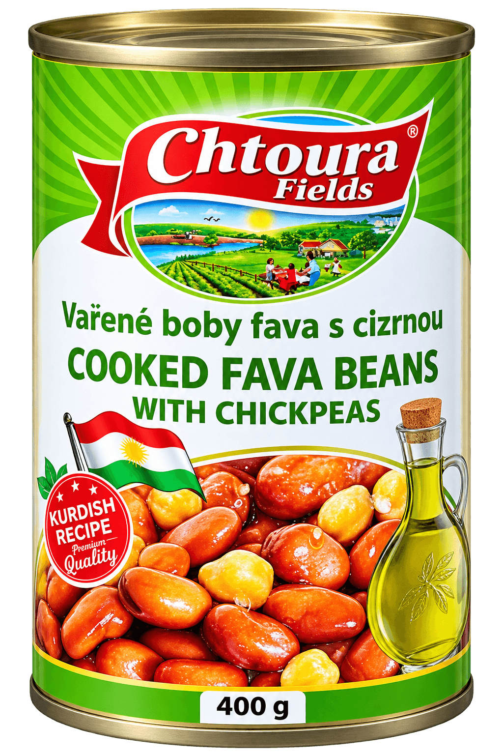 Chtoura Boby s cizrnou Kurdská receptura 400g