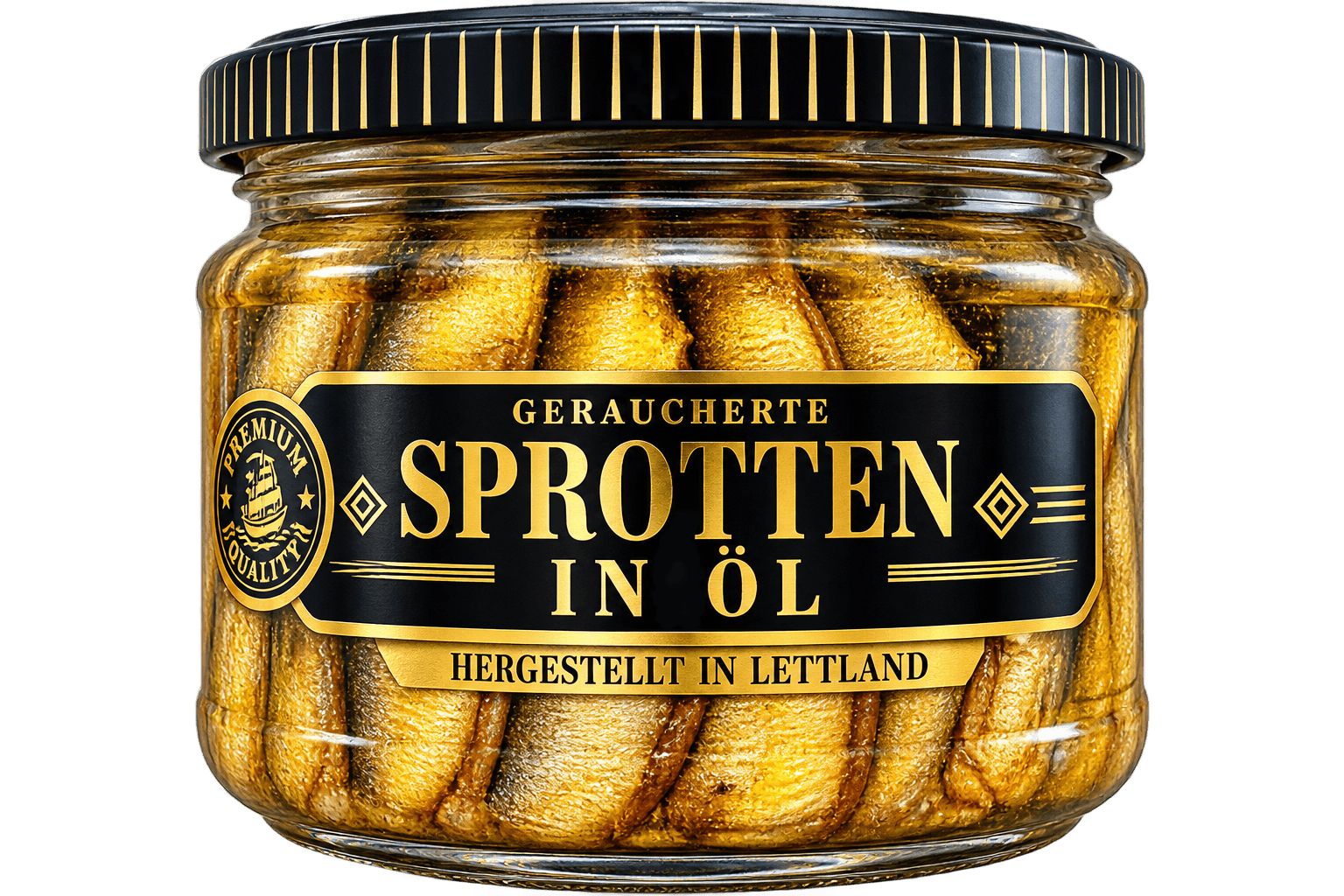 Uzené šproty v oleji 280 g
