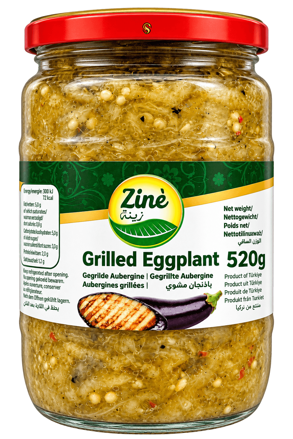 Ziné Grilovaný lilek 520g