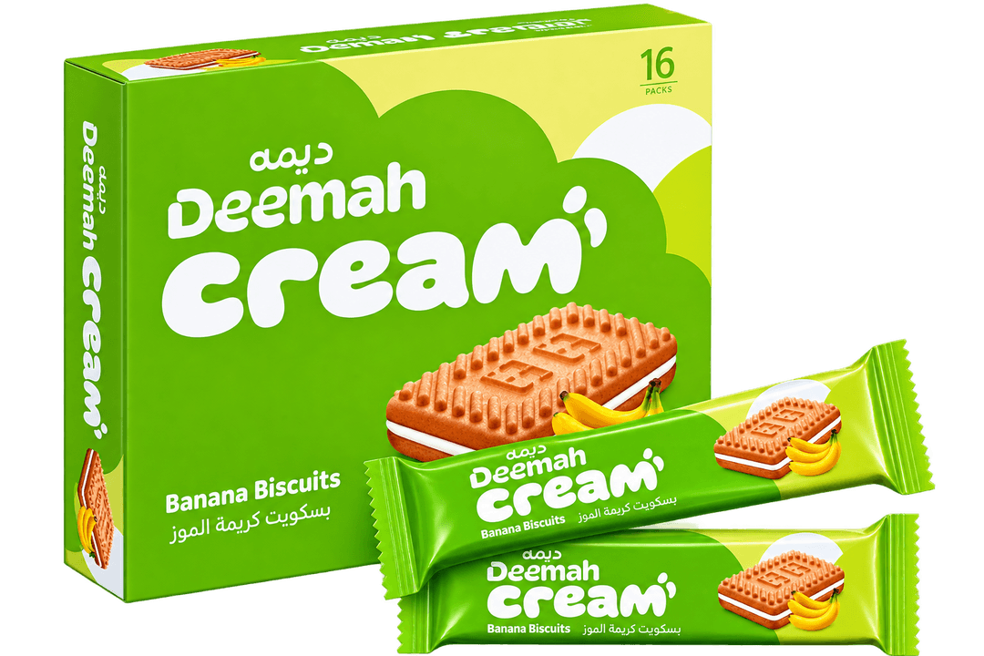 Deemah Sušenky s příchutí banánu