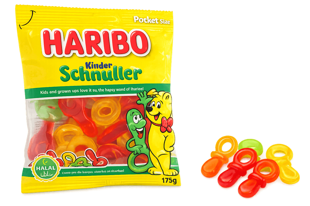 Haribo Ovocné želé bonbony ve tvaru dudlíku 100g