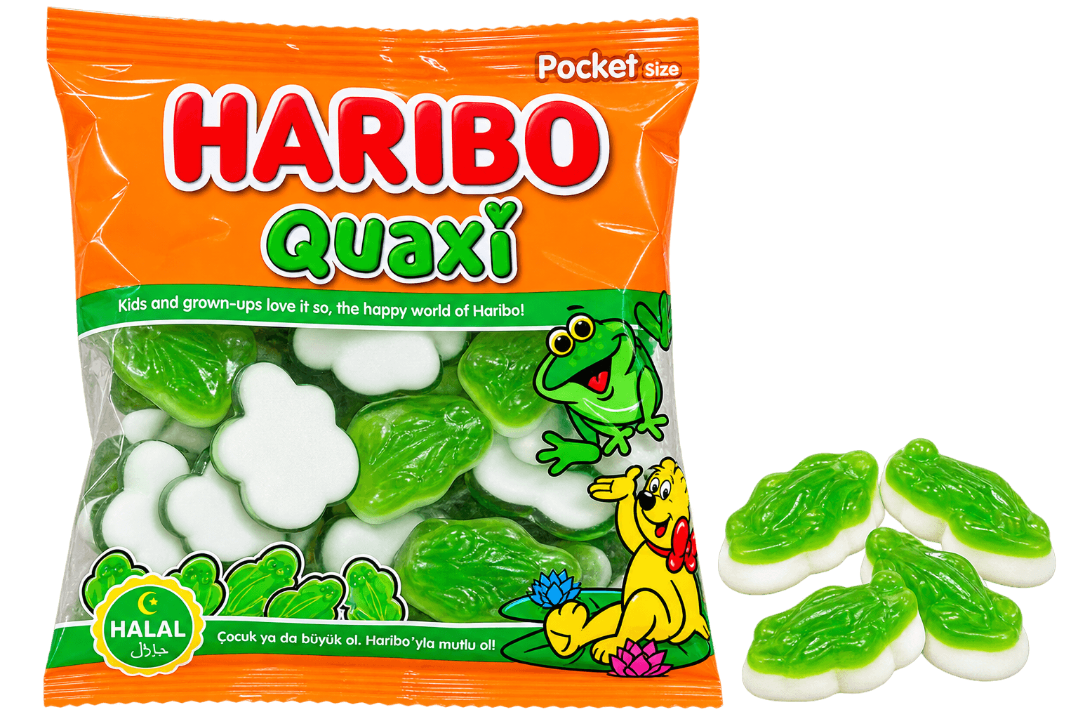 Haribo Ovocné želé bonbony ve tvaru žabek 100g