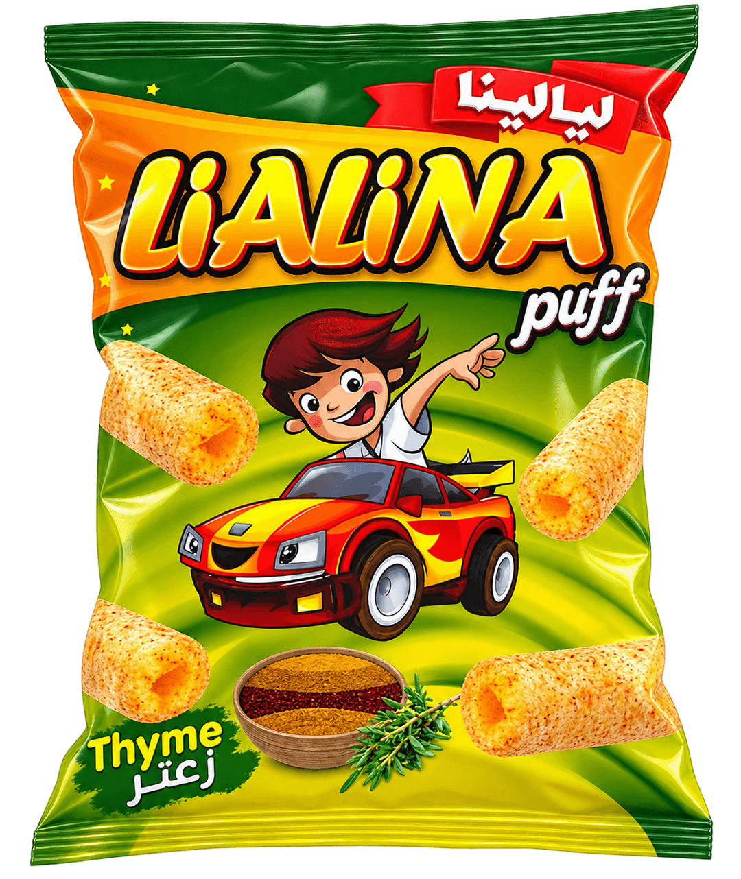 Lialina Kukuřičné brambůrky tymián 50g