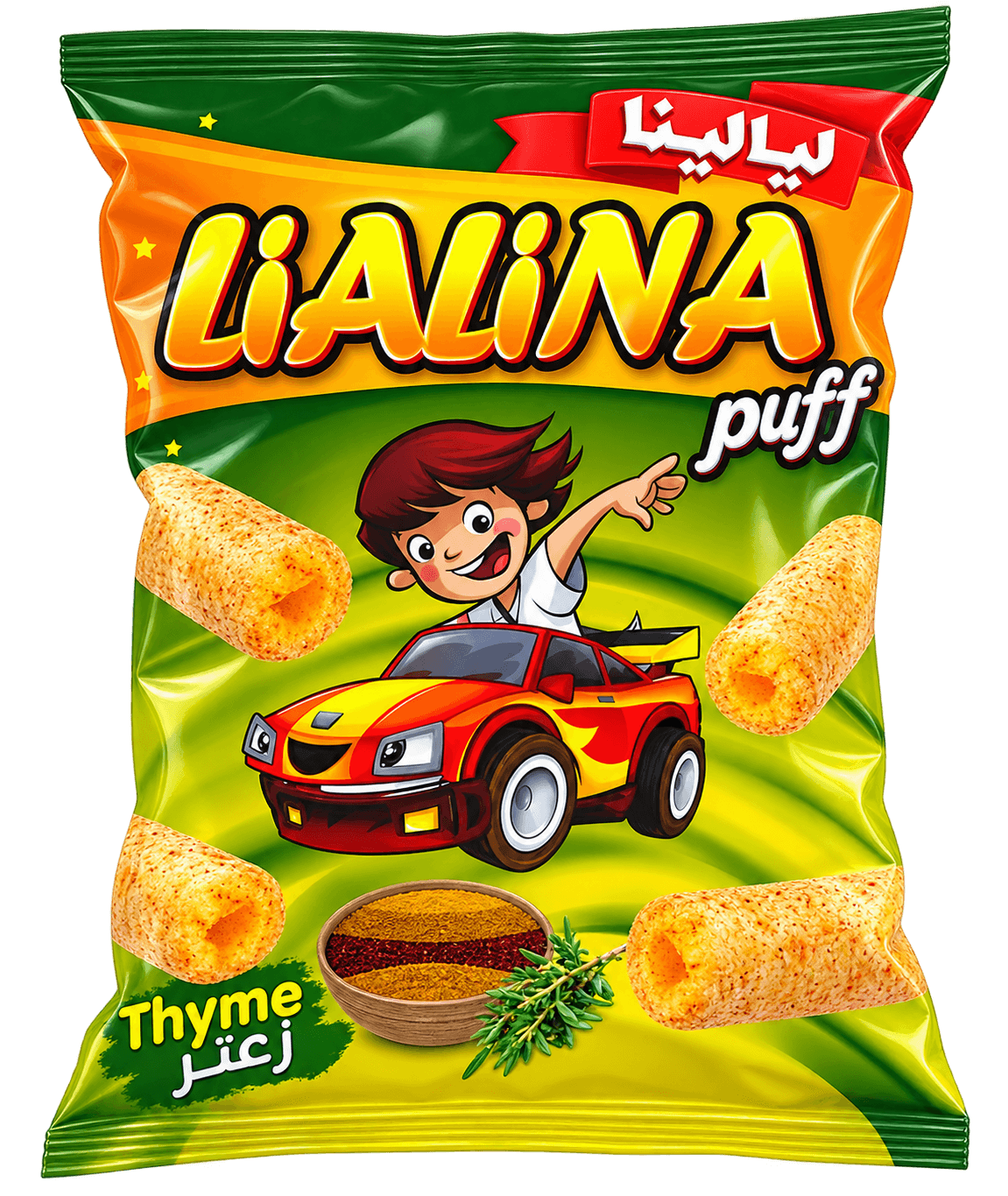 Lialina Kukuřičné brambůrky tymián 50g