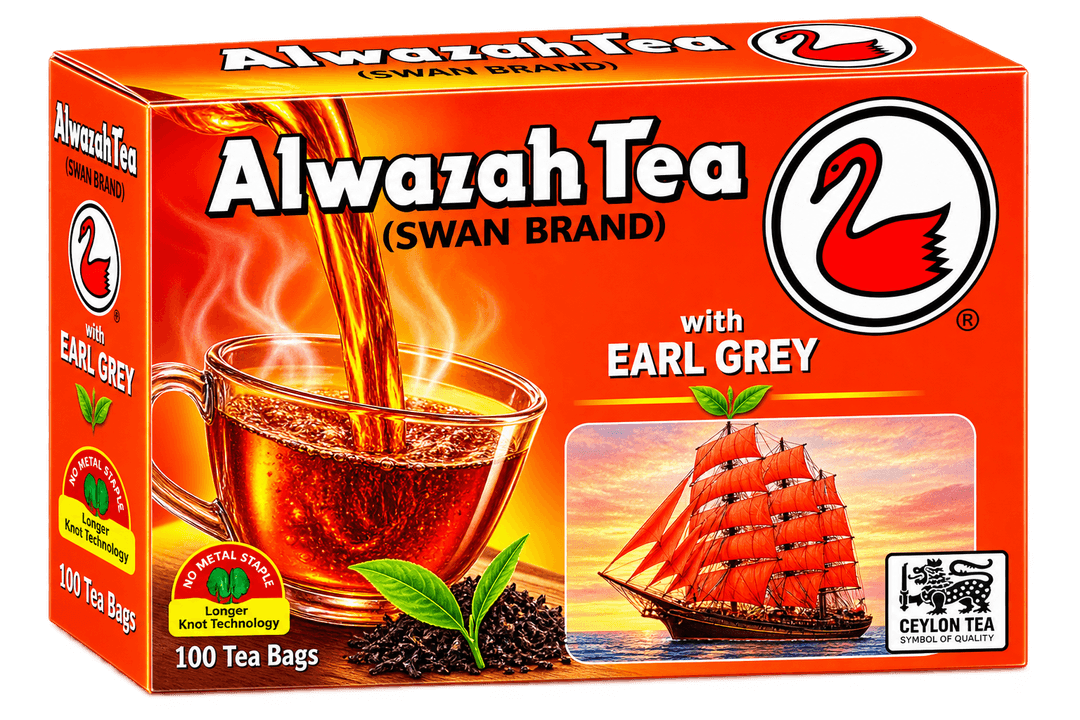 Alwazah Tea (Swan Brand) Earl Grey – černý čaj, 100 sáčků