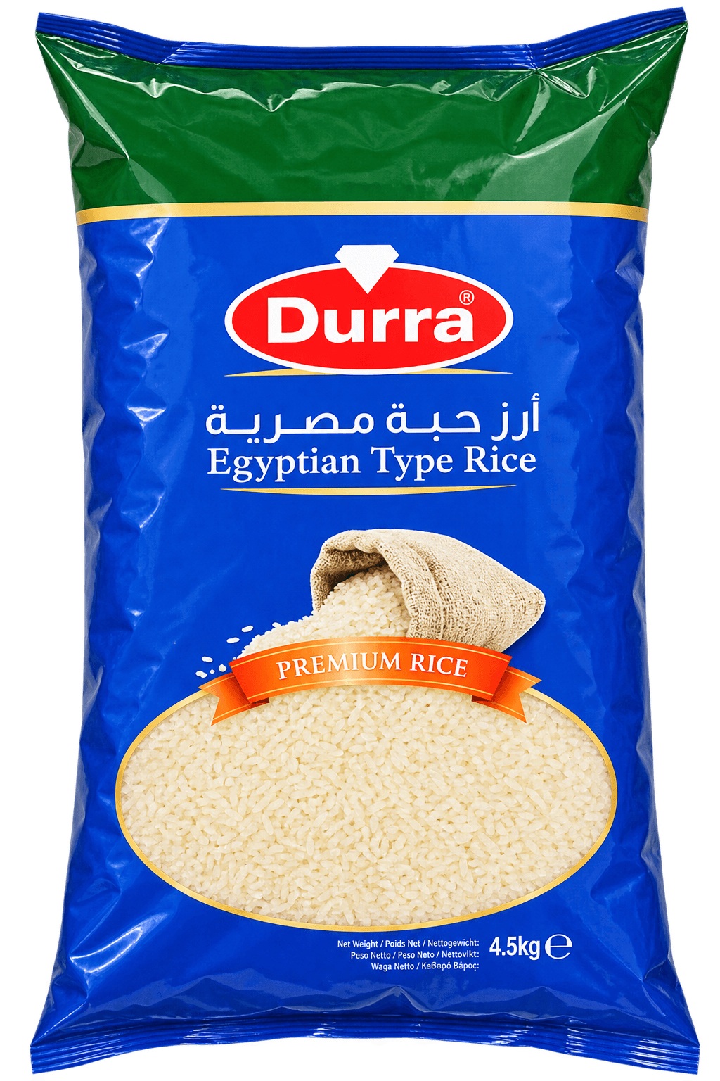 Durra Prémiová egyptská rýže 4,5kg