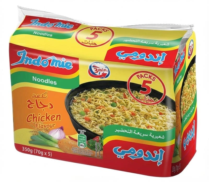 Indomie Instantní nudle kuřecí 5x70g