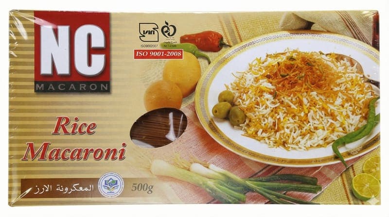 NC Macaron rýžové těstoviny 500g
