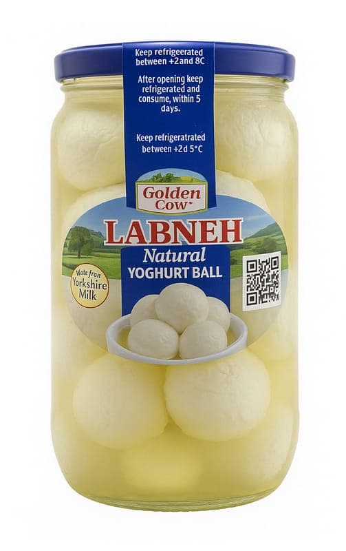Golden Cow Labneh - Jogurtové kuličky 600g