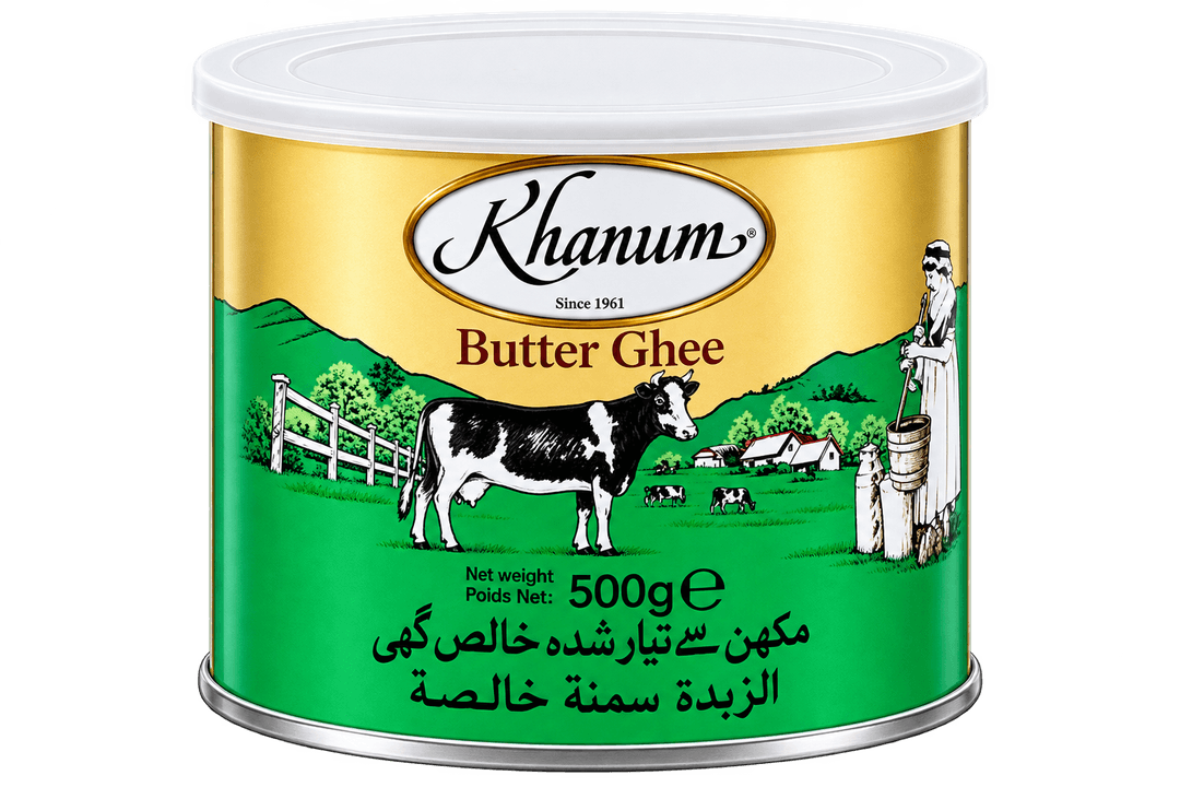 Khanum Ghee - indické živočišné máslo 500g