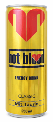 Hot Blood Energetický nápoj s taurinem 250ml