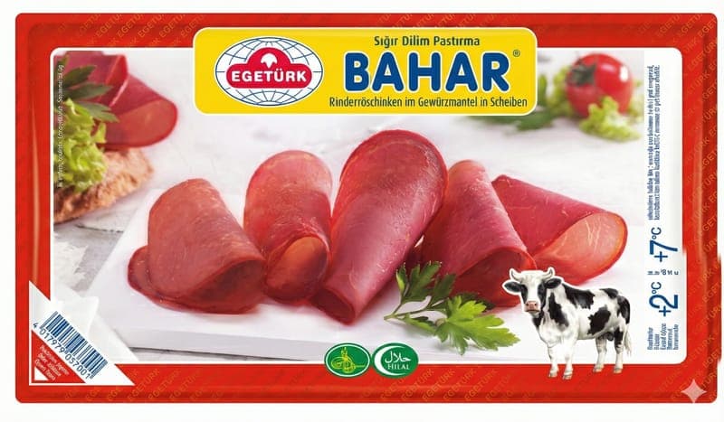 Egetürk Plátkovaná hovězí pastirma 100g