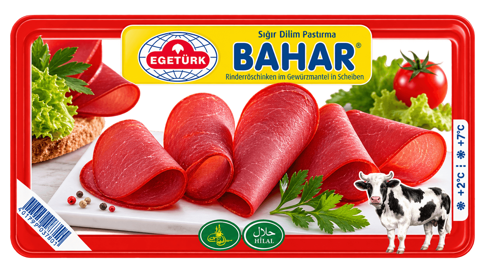 Egetürk Plátkovaná hovězí pastirma 100g