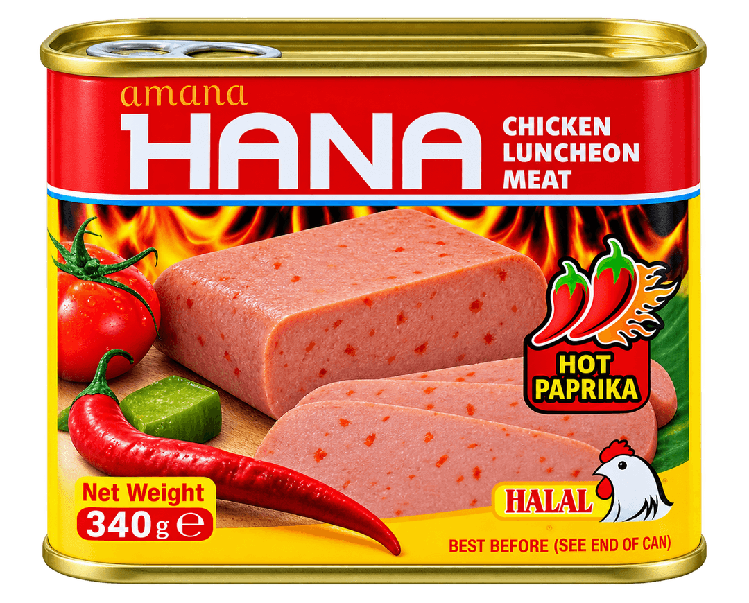 HANA Luncheon maso kuřecí pálivý 340g