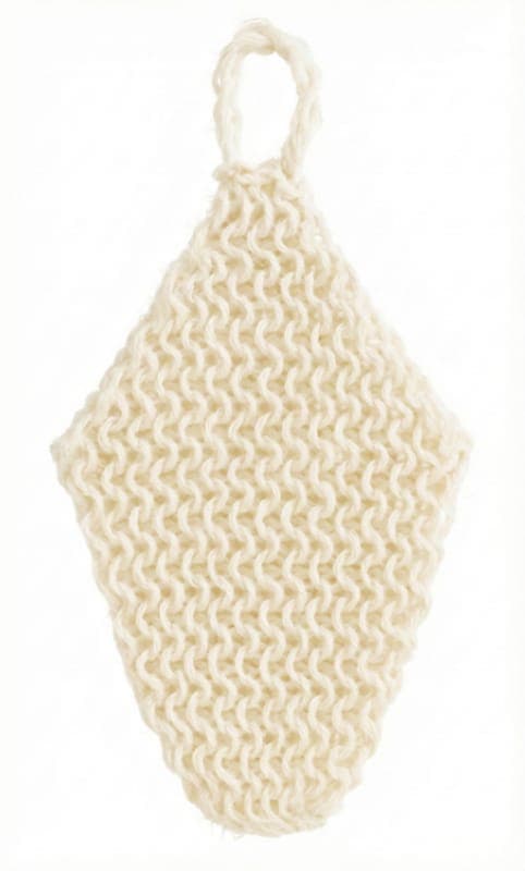 Arabská pletená mycí houba – přírodní 1ks