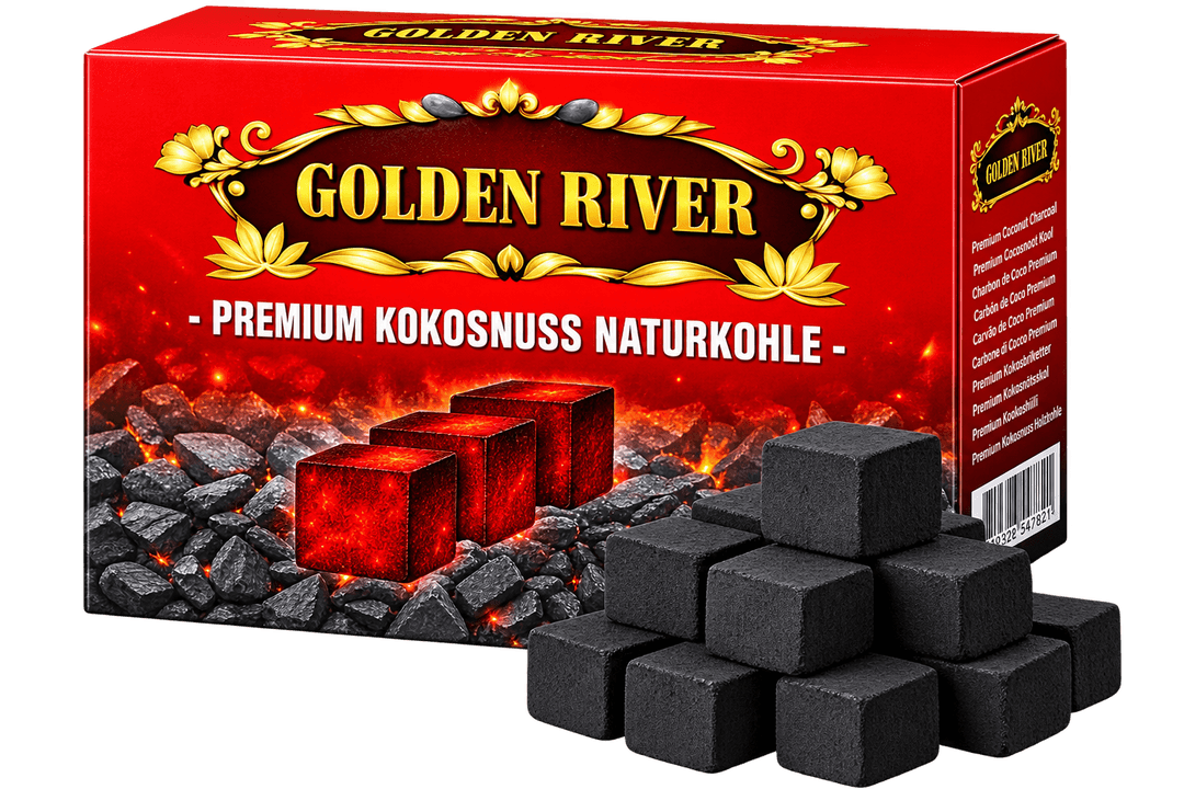 Golden River kokosové naturální uhlí 1kg