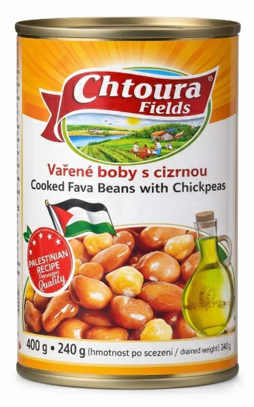 Chtoura Boby s cizrnou Palestinská receptura 400g