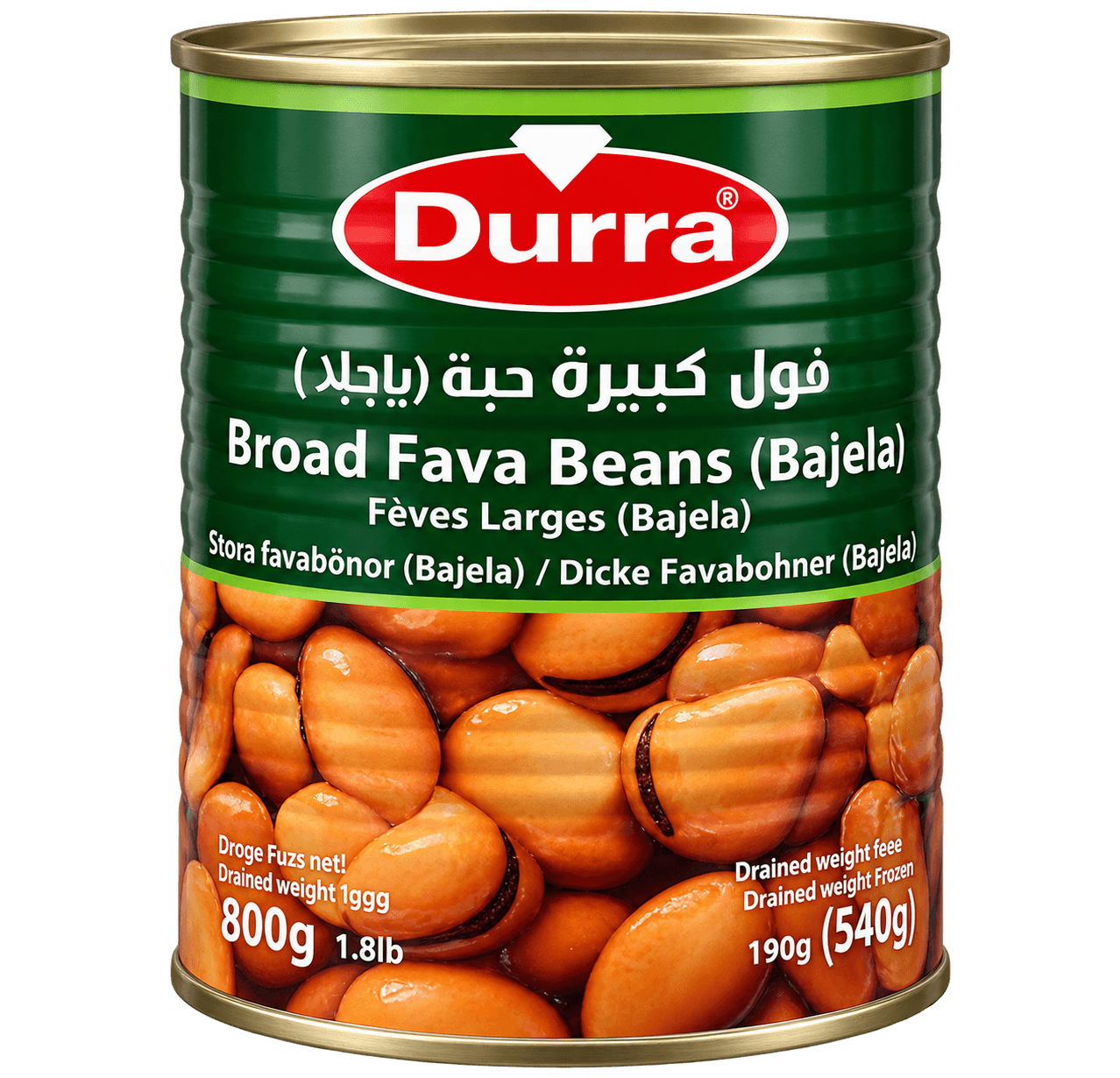 Durra Boby široké - Bajela 800g