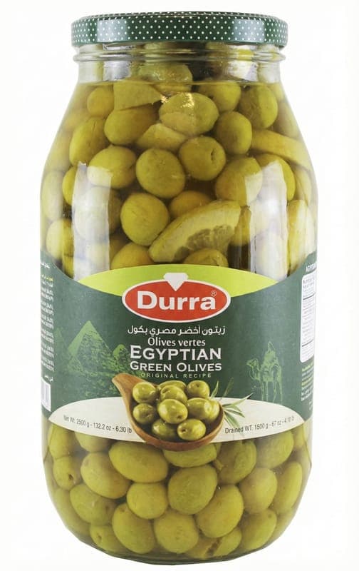 Durra Egyptské zelené olivy 2750g