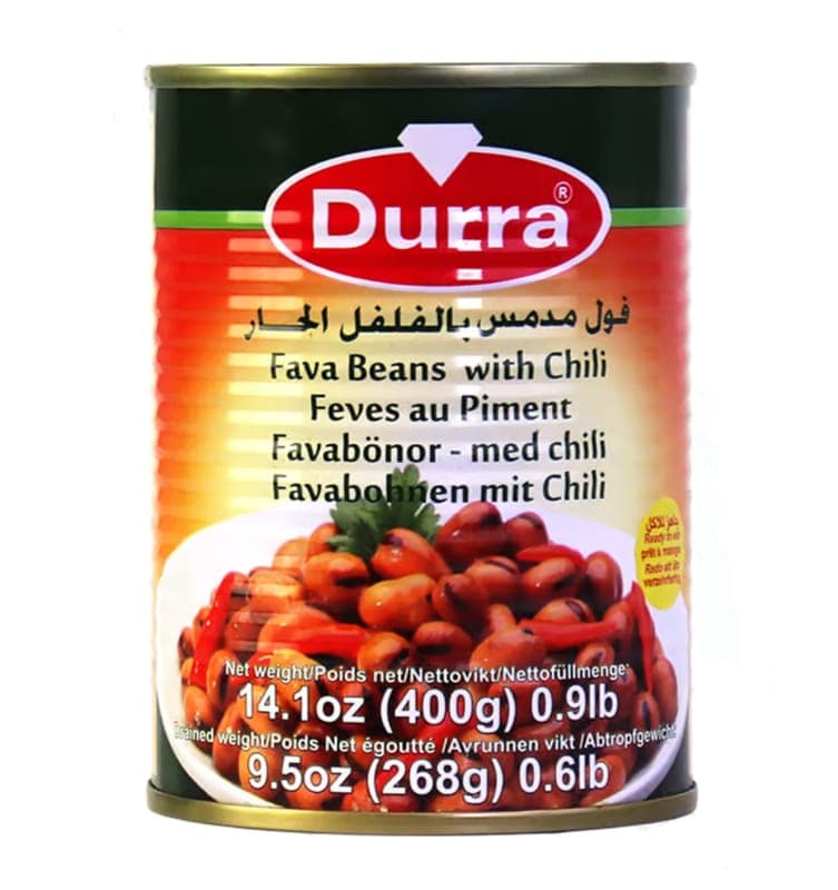 Durra Konzervované boby s chilli 400g