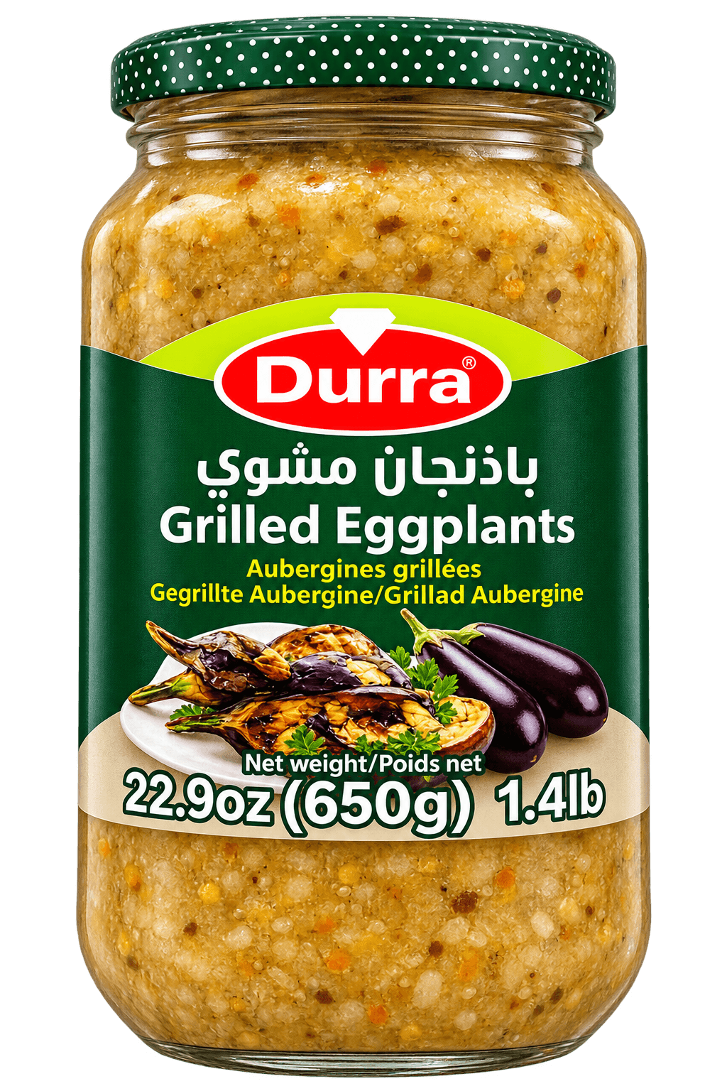 Durra Grilovaný lilek 650g
