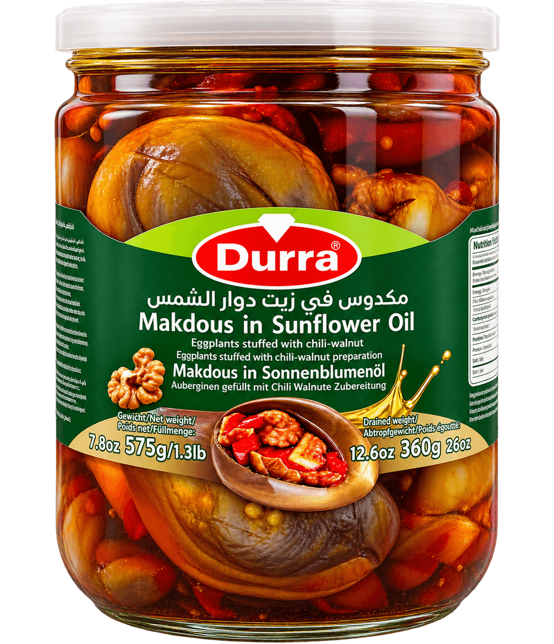 Durra Makdous – Plněný lilek 575g