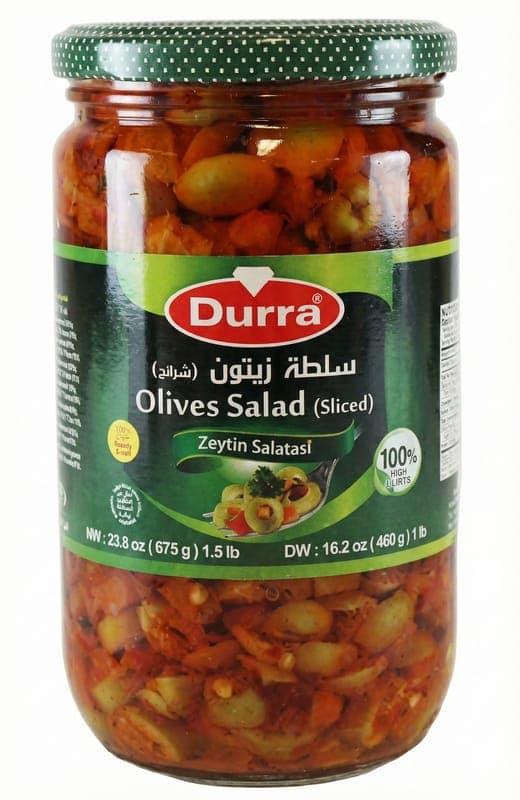 Durra Olivové plátky salátové 675g