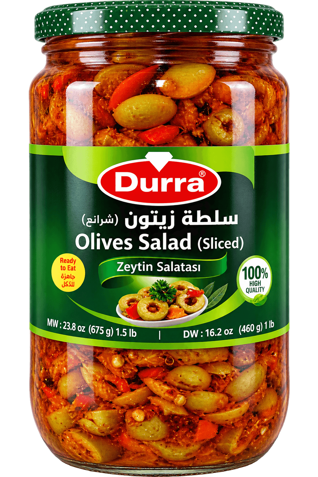 Durra Olivové plátky salátové 675g