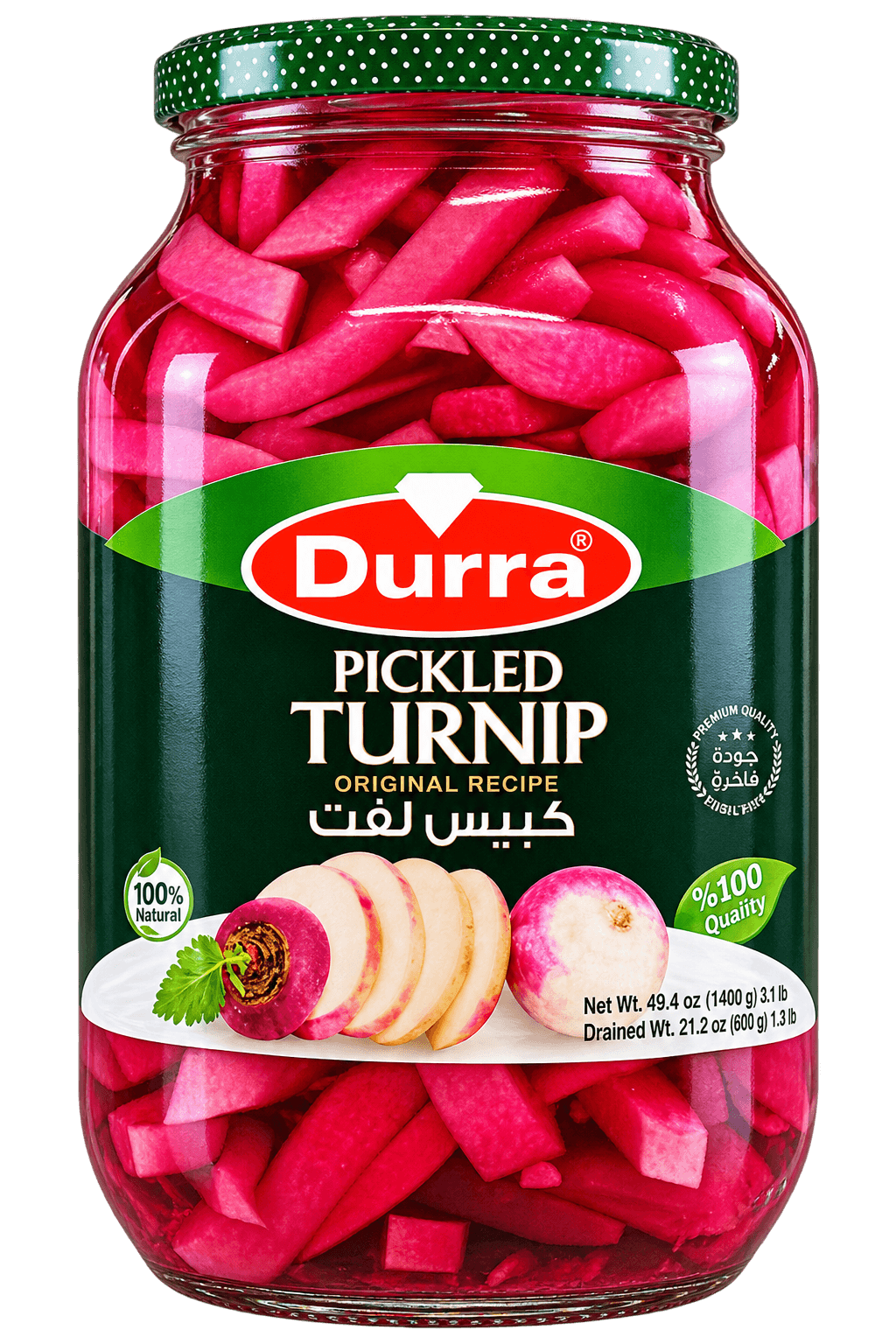 Durra Nakládaný tuřín 1400g