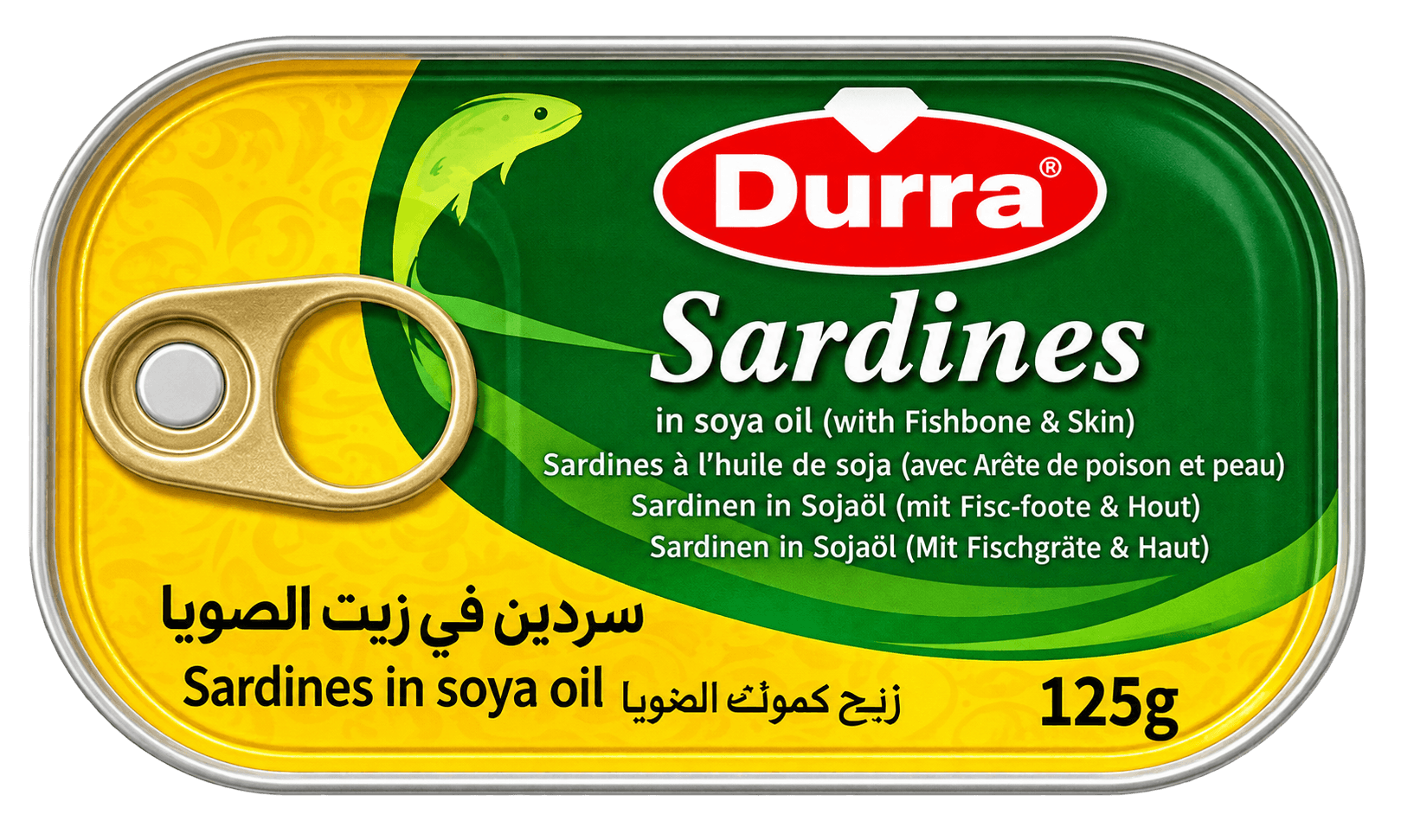 Durra Sardinky v sójovém oleji 129g