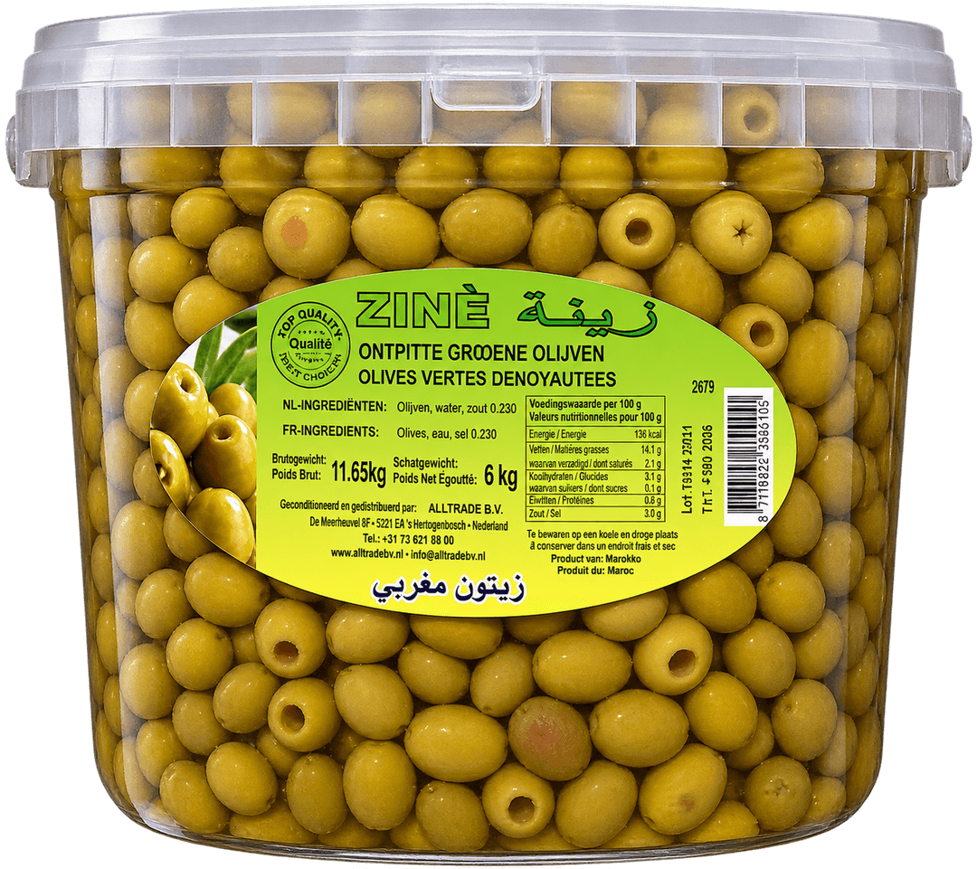 Zine Zelené olivy bez pecky 11.5kg