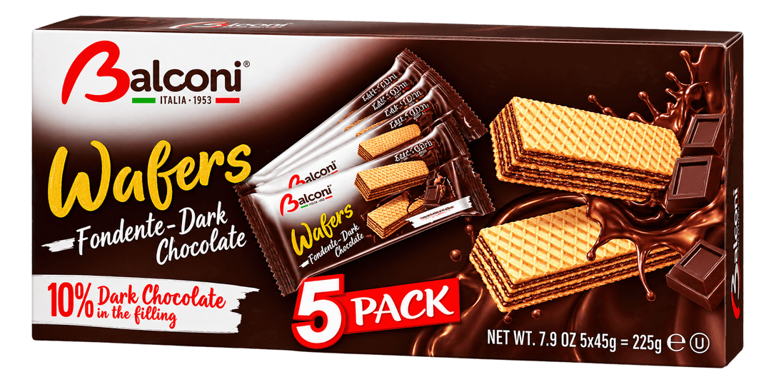 Balconi Sušenky Tmavá čokoláda 5x 45g