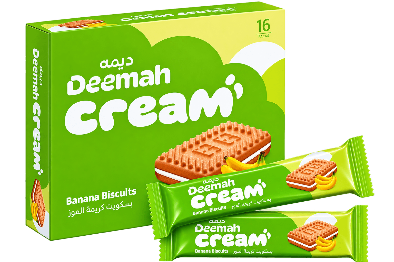 Deemah Sušenky s příchutí banánu