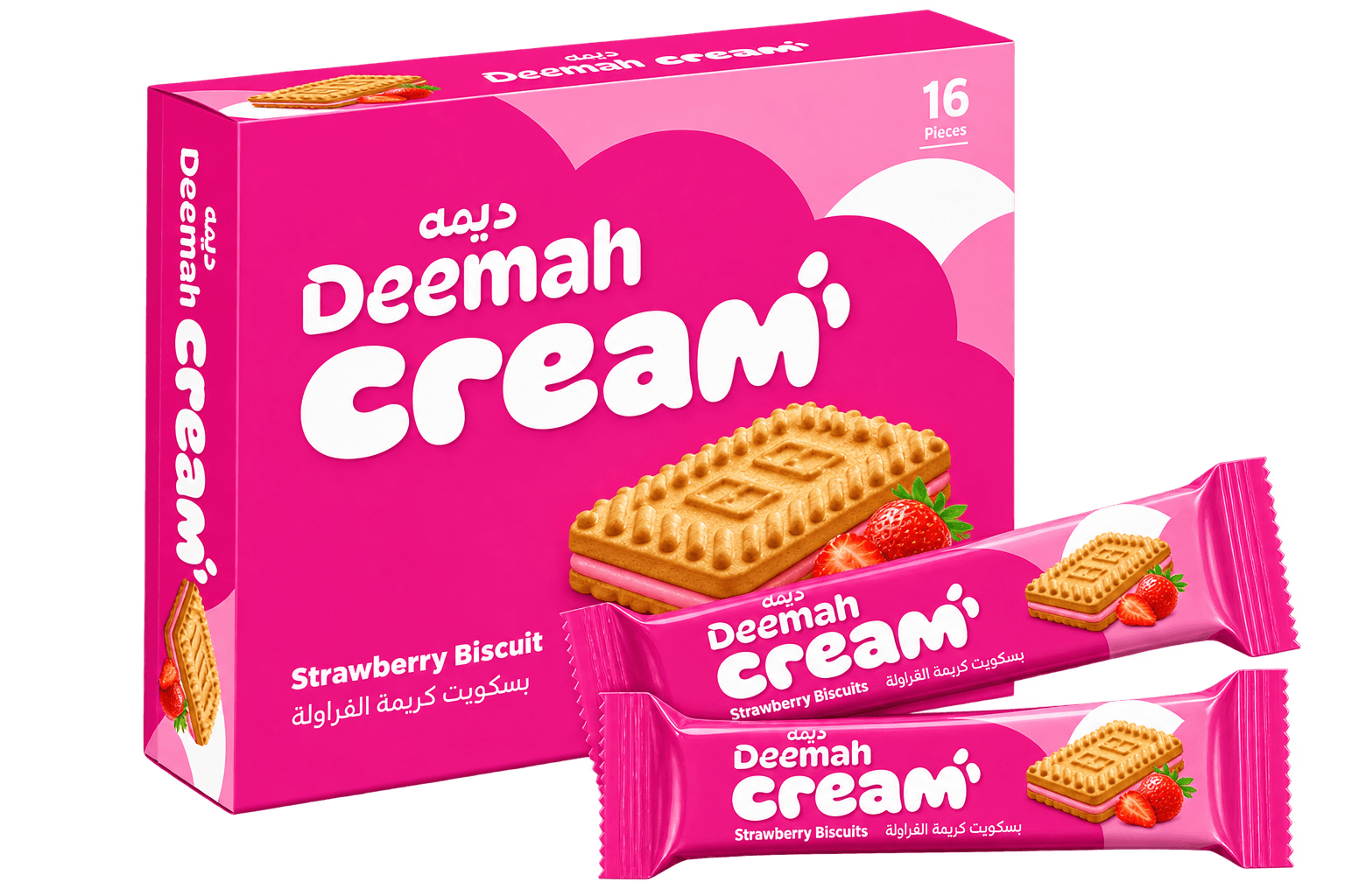 Deemah Sušenky s příchutí jahody
