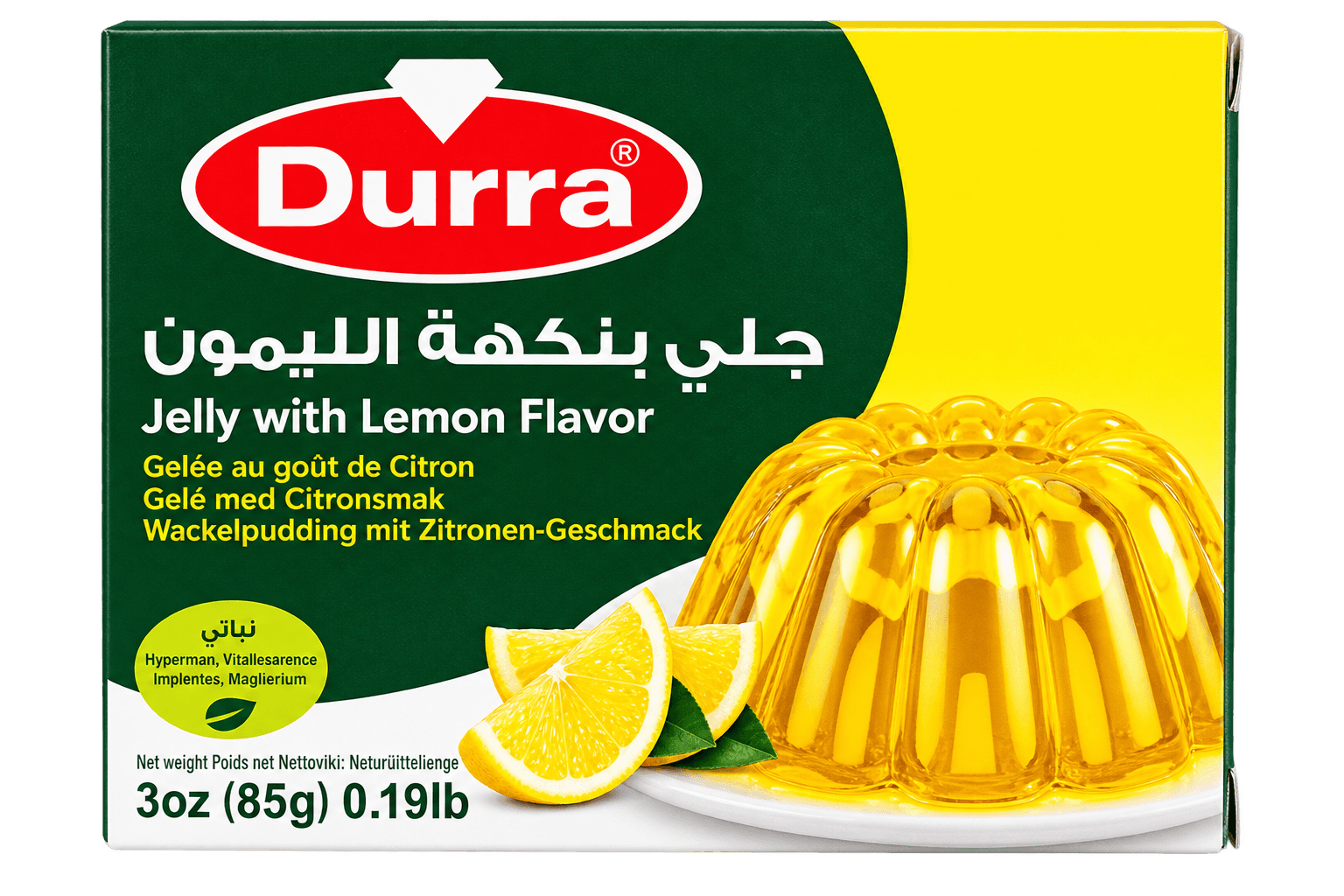Durra Želé s citrónovou příchutí 85g