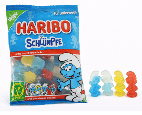 Haribo Ovocné želé bonbony Šmoulové 100g