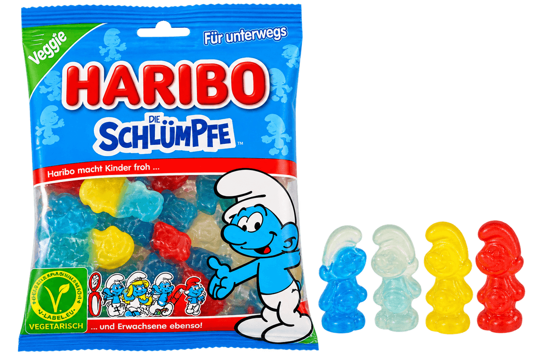 Haribo Ovocné želé bonbony Šmoulové 100g