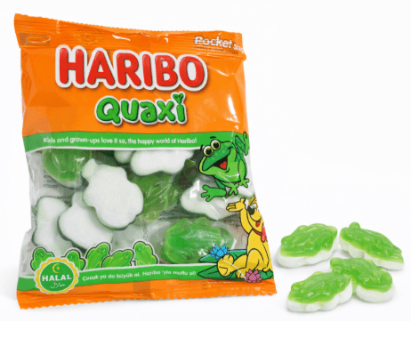 Haribo Ovocné želé bonbony ve tvaru žabek 100g