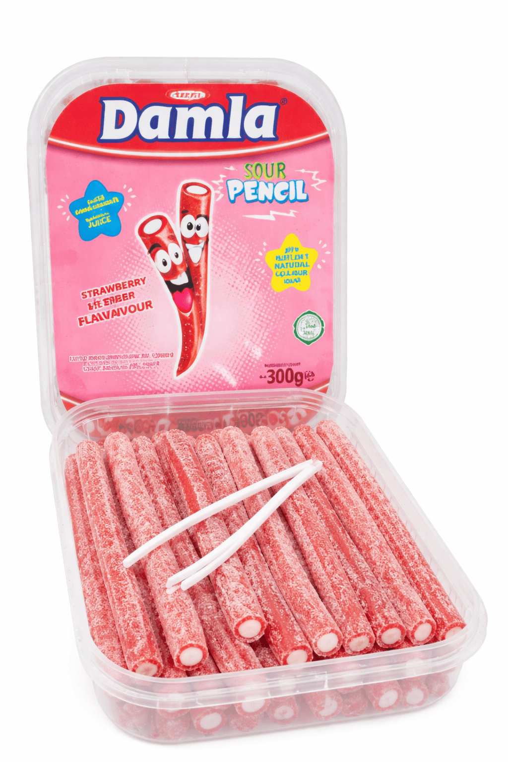 Tayas Damla kyselé želé tyčinky s jahodovou příchutí 300g