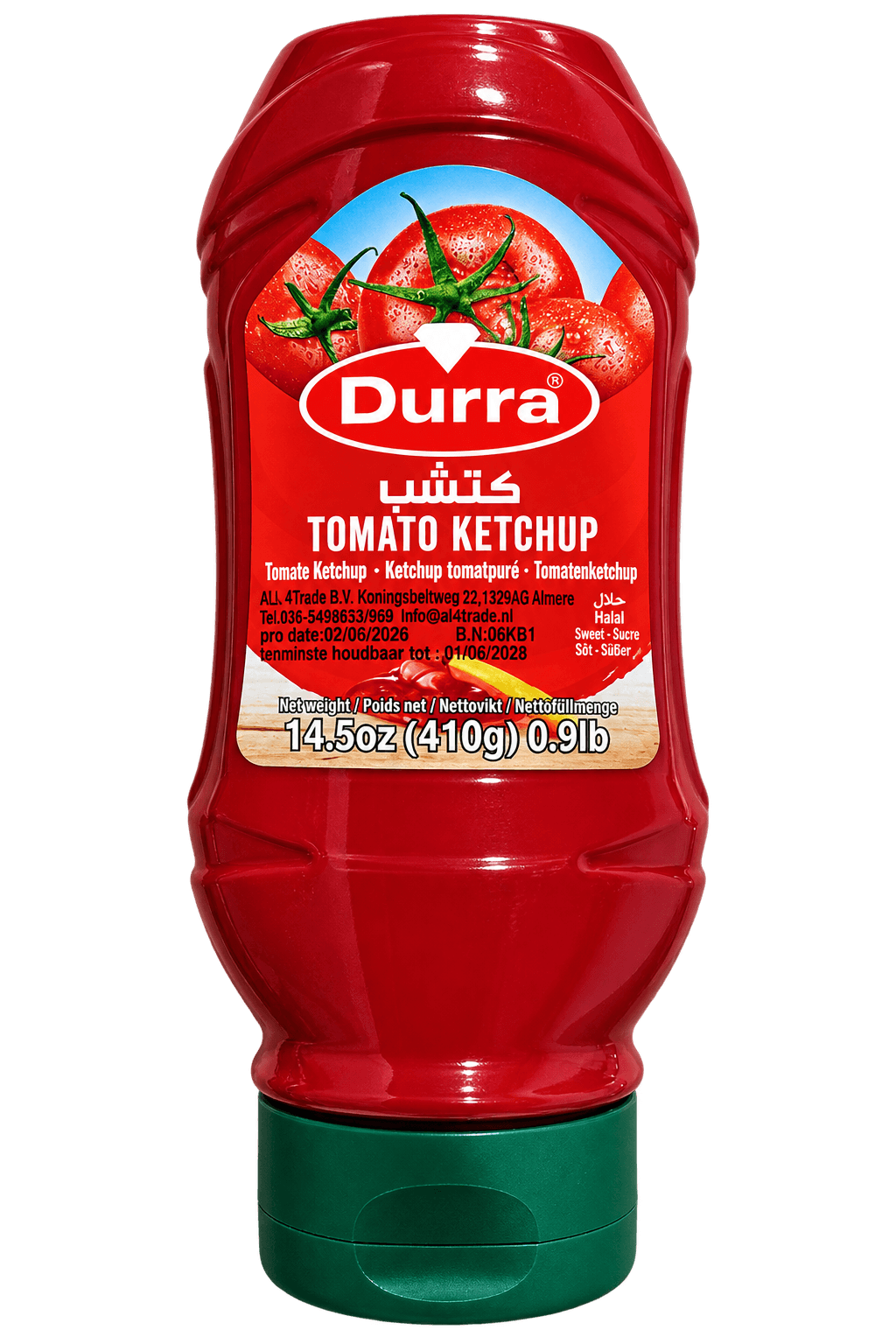 Durra Rajčatový kečup sladký 410g
